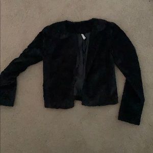black soft jacket